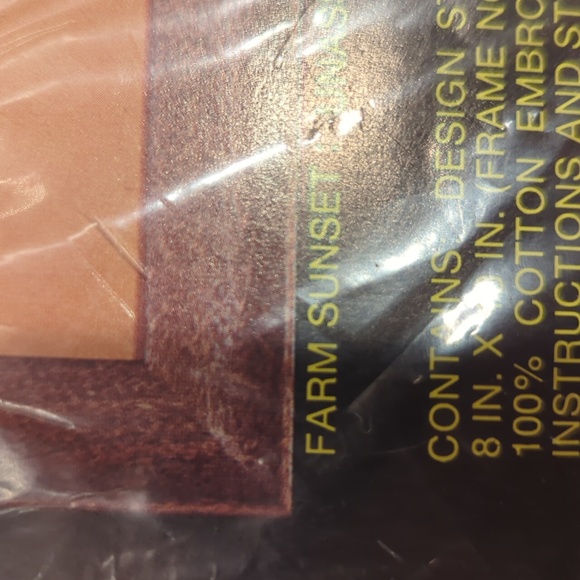 Vogart Crafts Crewel Creative Stitchery Needlepoint Kit - Farm Sunset #2414 VTG - Picture 6 of 8